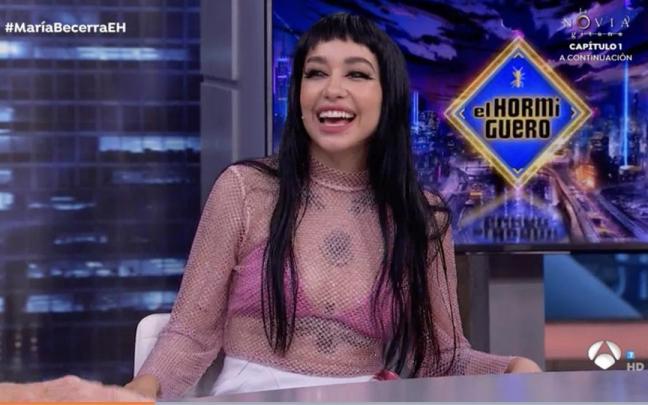 María Becerra en 'El Hormiguero'.