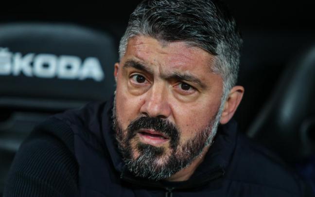 Gennaro Gattuso, entrenador del Valencia Gennaro Gattuso, entrenador del Valencia