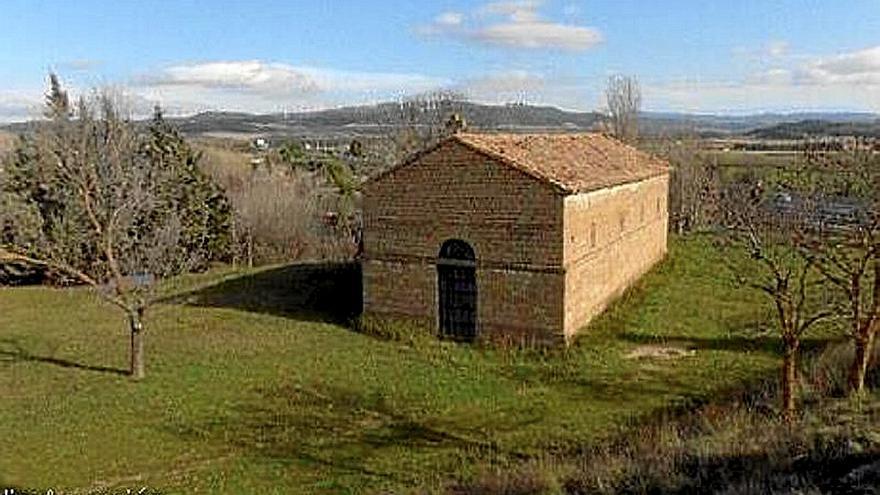 Vista aérea del la Ermita de San Gregorio y su entorno. | FOTO: CEDIDA