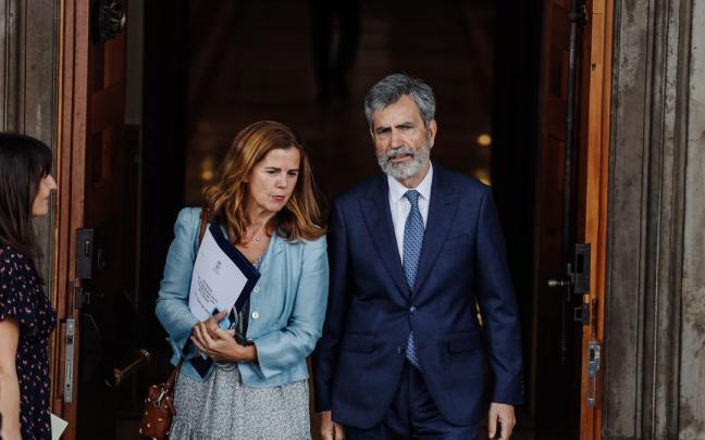 El presidente del Tribunal Supremo y del Consejo General del Poder Judicial (CGPJ), Carlos Lesmes.