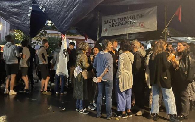 La txosna de GKS en Hernani