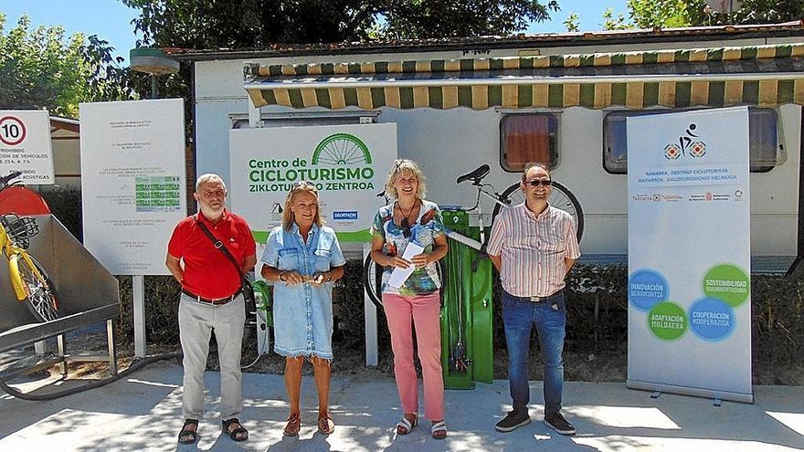 Iñaki Bergara, Ana Beráin, Maitena Ezkutari y Eugenio Tardienta. | .