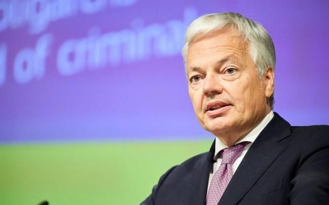 El comisario europeo de Justicia, Didier Reynders