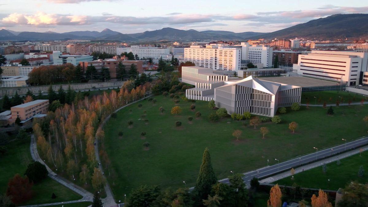 Recreación virtual de la futura sede del Museo de Ciencias de la Universidad de Navarra en Pamplona