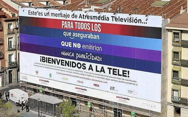 Atresmedia vacila a las plataformas de pago con un anuncio