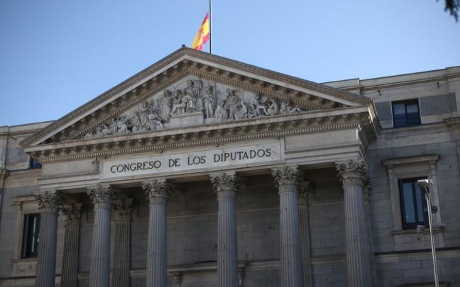 Fachada del Congreso de los Diputados (Madrid).