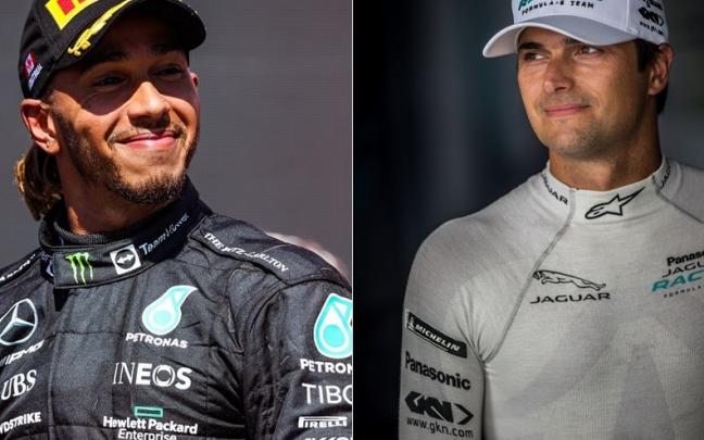 Lewis Hamilton y Nelson Piquet.