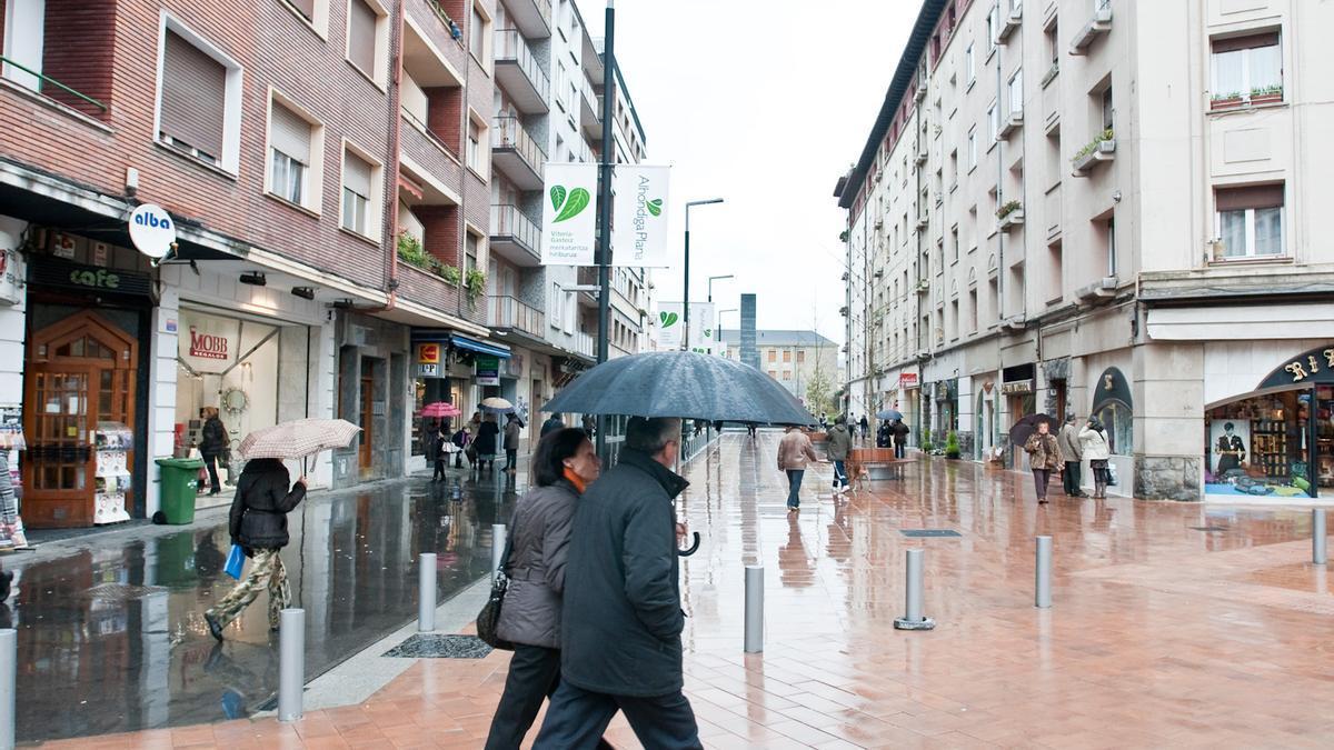 Vista de la calle Ricardo Buesa de Vitoria.