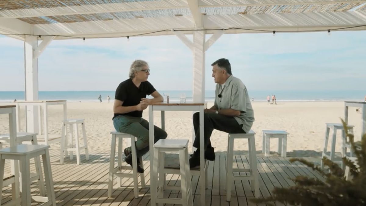 El Gran Wyoming en el programa de David Trueba, 'Usted está aquí'.