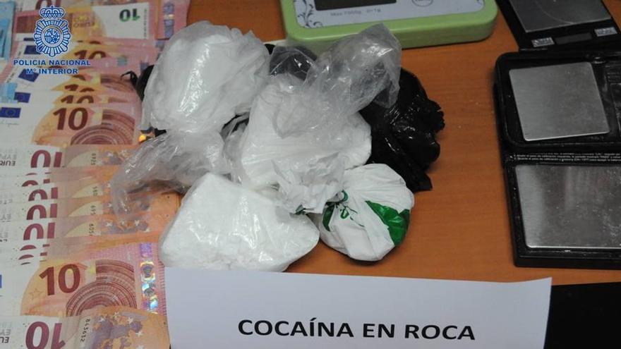 Cocaína intervenida.