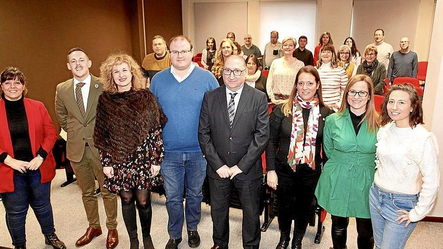 Imagen del encuentro celebrado ayer en el centro municipal Ignacio Ellacuría.