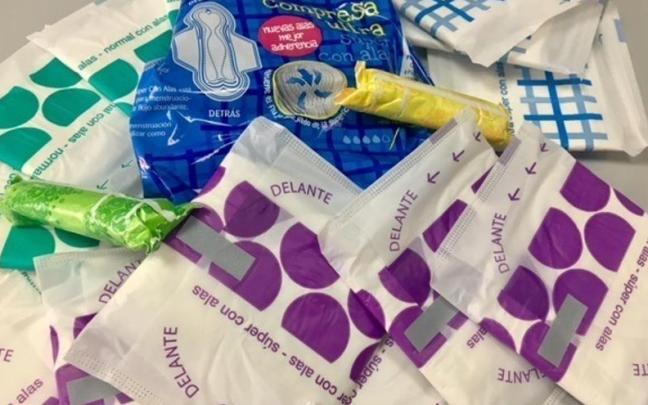 Productos de higiene femenina.