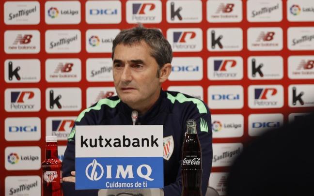 Valverde en la rueda de prensa