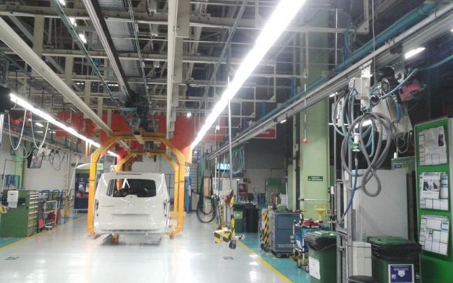 Vista interior de la fábrica de Mercedes. Vista interior de la fábrica de Mercedes.