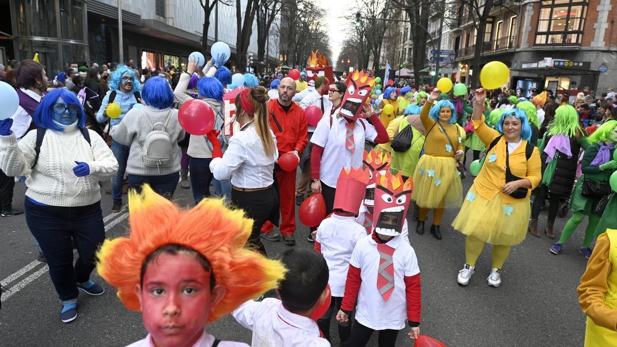 Imagen de archivo de un desfile de carnaval en Bilbao