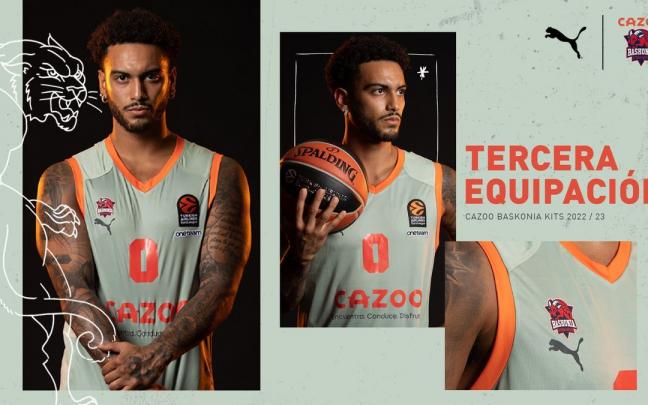 Tercera equipación del Baskonia