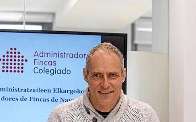 Peio Mendia posa para una entrevista anterior. | FOTO: PATXI CASCANTE