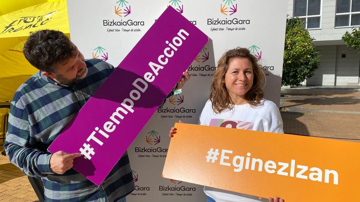 Elkar Kirolak organizó una marcha ciclista familiar.