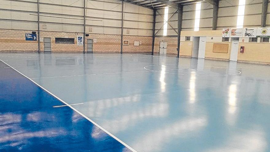 Imagen del renovado pabellón de Funes.