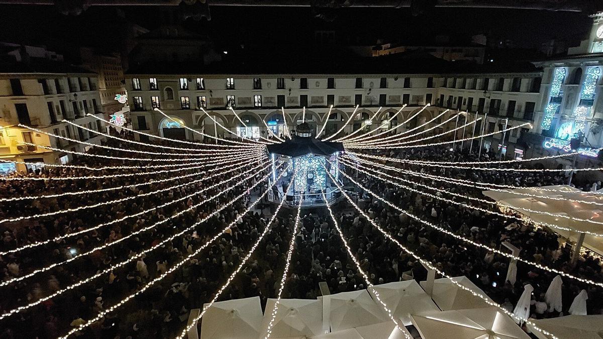 Encendido de las luces navideñas el pasado día 2 de diciembre.