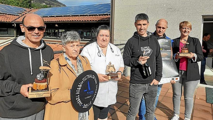 Representantes de las entidades organizadoras del XV Ardo Eguna durante la presentación. | FOTO: N.G.