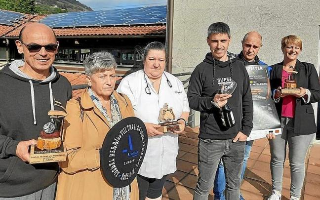 Representantes de las entidades organizadoras del XV Ardo Eguna durante la presentación. | FOTO: N.G.