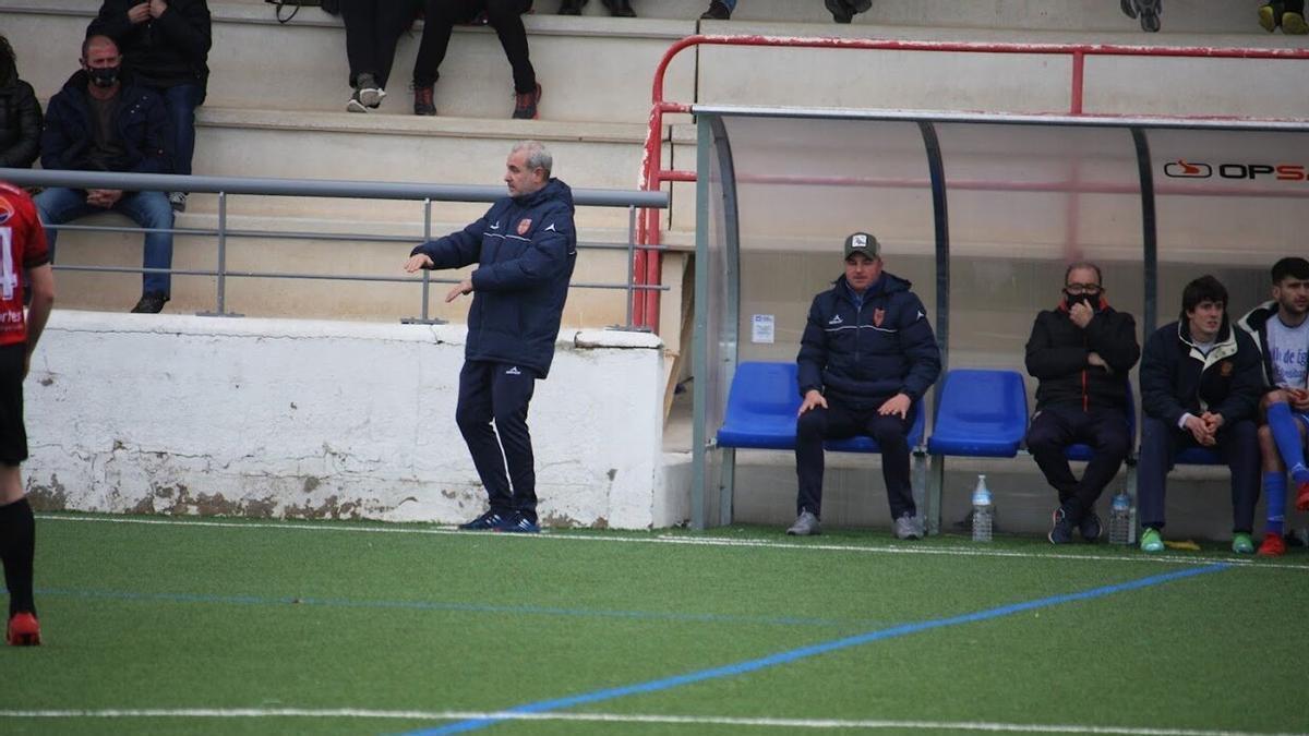 César Sánchez, durante su etapa en el Valle de Egüés