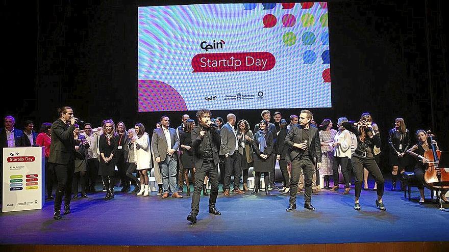 Clausura de la gala Cein start up day celebrada en Baluarte.