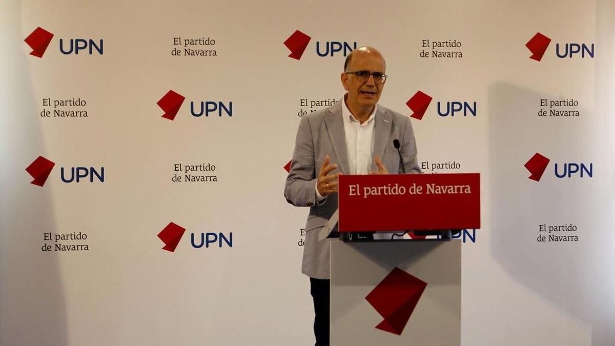 Catalán, durante un acto en la sede de UPN