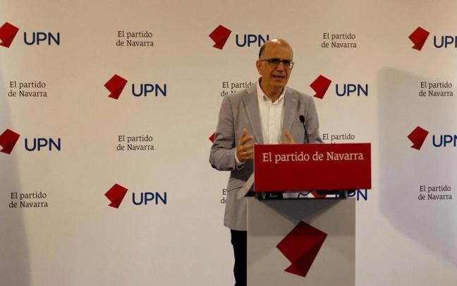 Catalán, durante un acto en la sede de UPN