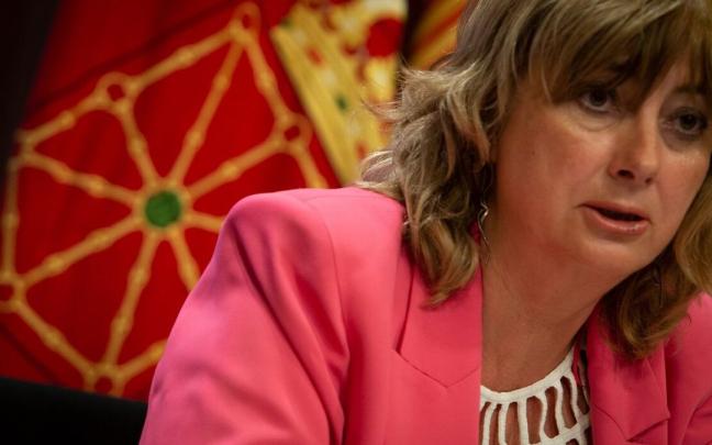 La consejera Ana Ollo, durante una comparecencia La consejera Ana Ollo, durante una comparecencia