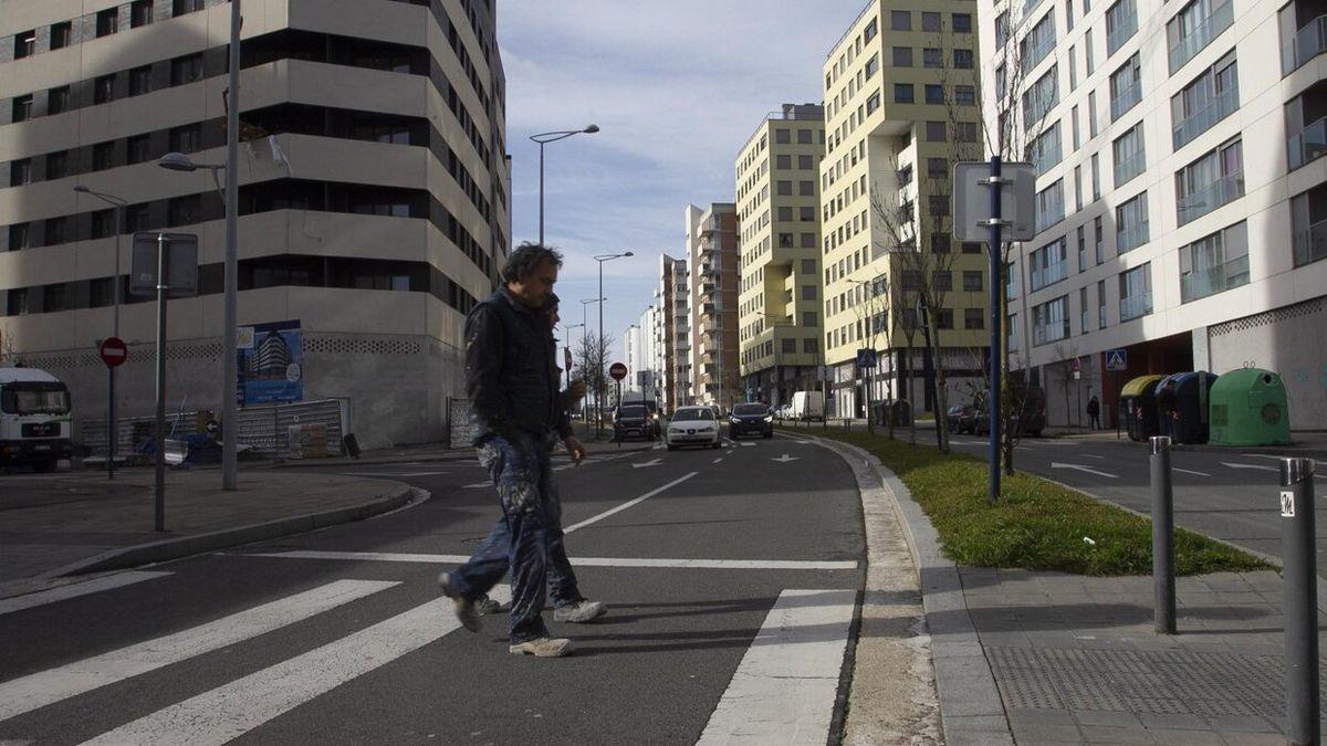 Avenida de los Derechos Humanos, en Zabalgana