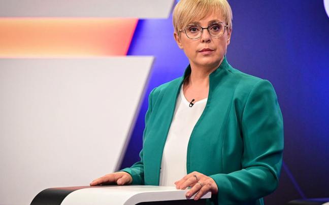Natasa Pirc Musar, durante un debate electoral.