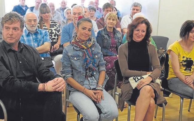 Maiorga, Beloki y Aranguren, en septiembre. | FOTO: UNAI BEROIZ