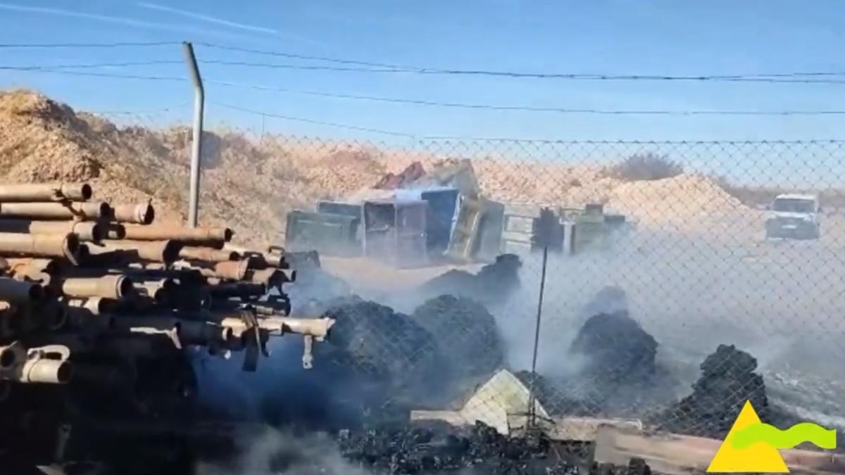 Los bomberos del parque de Daimiel han sofocado el incendio.