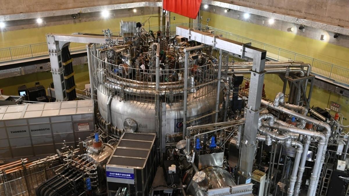 Imagen de un reactor de fusión nuclear.