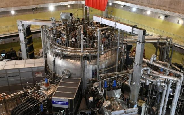 Imagen de un reactor de fusión nuclear.