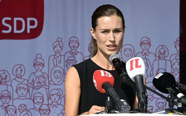 Sanna Marin, primera ministra de Finlandia.