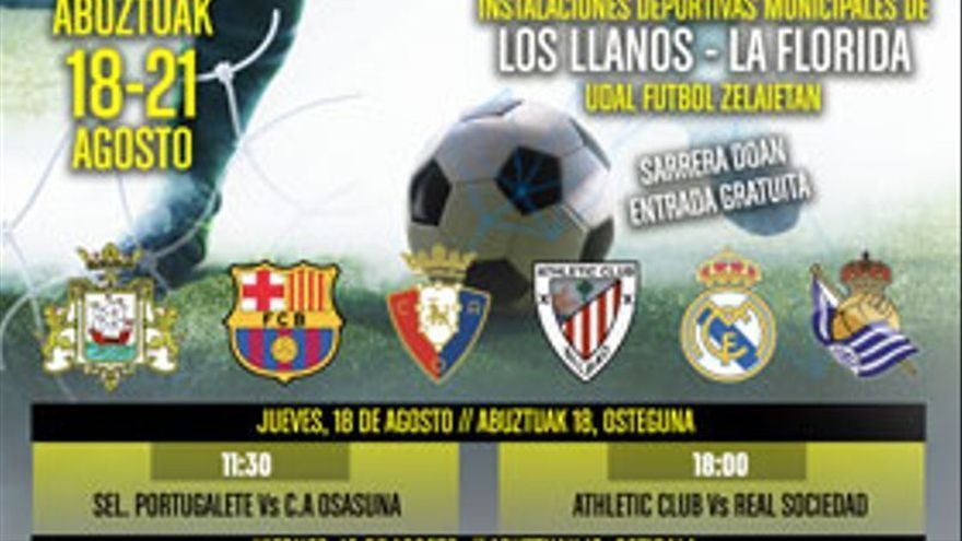 Cartel del XXXII Torneo de Fútbol Juvenil en Portugalete