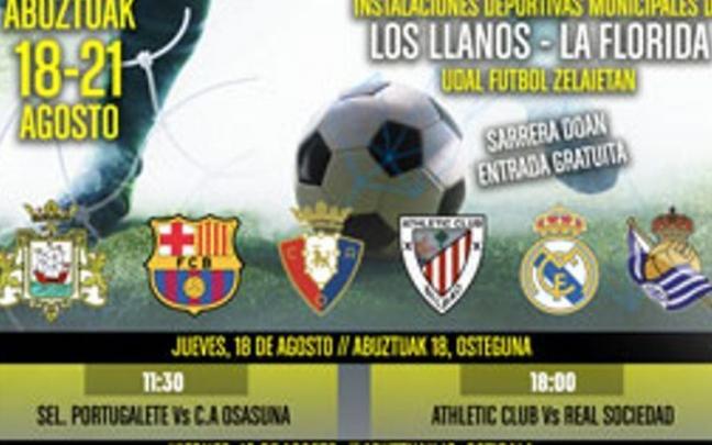 Cartel del XXXII Torneo de Fútbol Juvenil en Portugalete