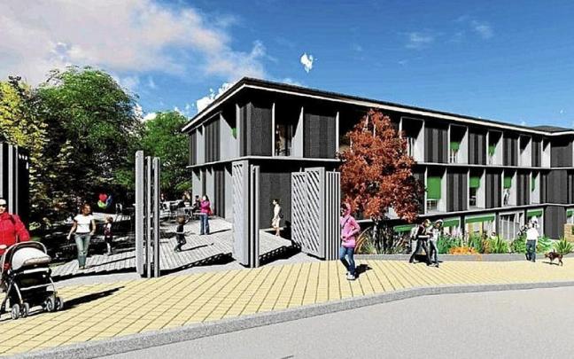 Aspecto del futuro edificio. | FOTO: N.G.