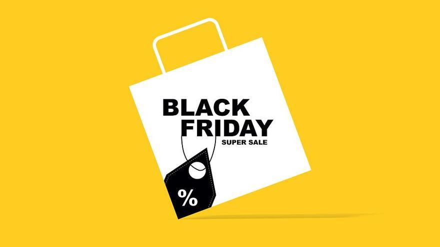 Un llamativo cartel del Black Friday