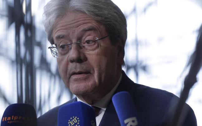 El comisario europeo de Economía, Paolo Gentiloni El comisario europeo de Economía, Paolo Gentiloni