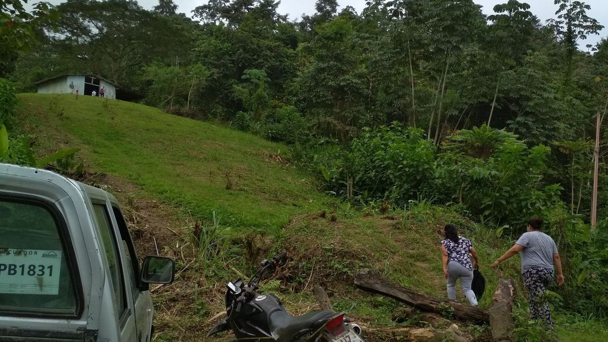 El ascenso a la capilla de Mache (Cojimíes)