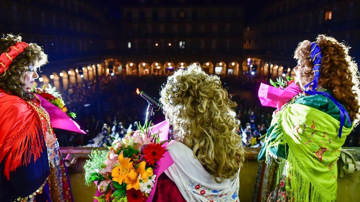 Pregón de la Comparsa Tradicional de Caldereros el pasado año.