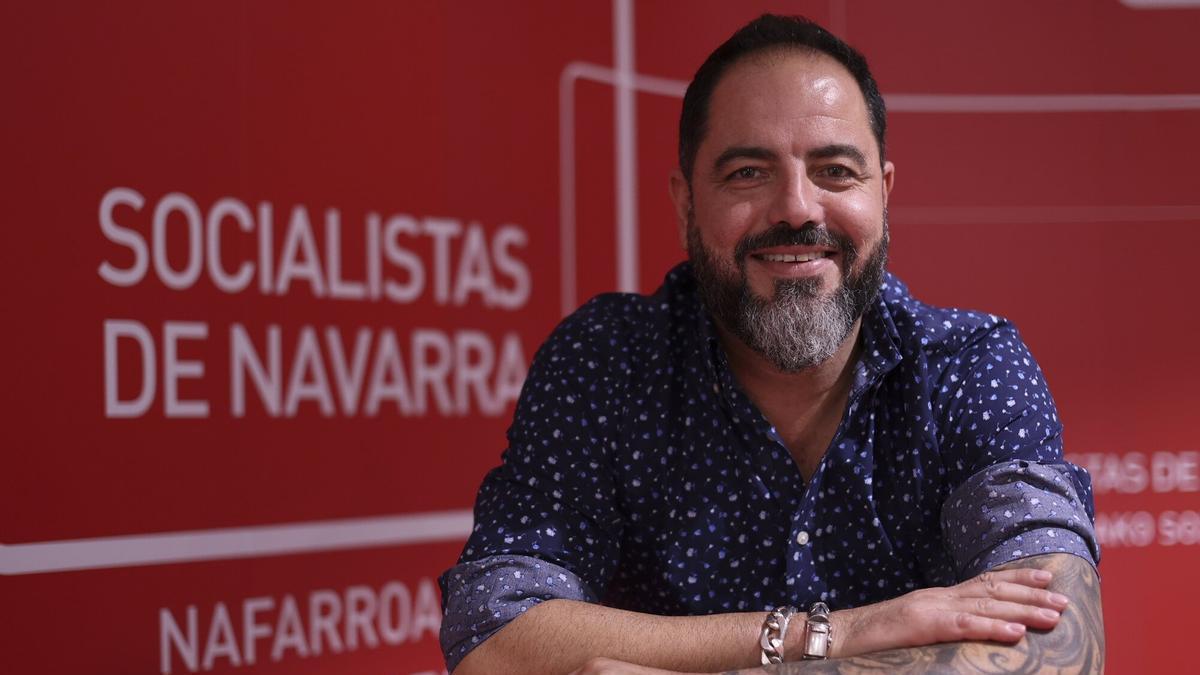 El portavoz de los socialistas de Navarra, Ramón Alzorriz.