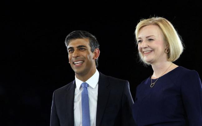 Los candidatos a suceder a Jonhson Rishi Sunak y Liz Truss. Los candidatos a suceder a Jonhson Rishi Sunak y Liz Truss.