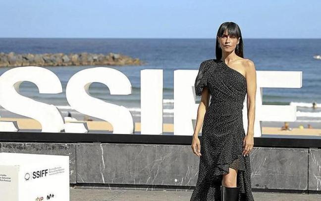 La actriz en Zinemaldi, donde se ha presentado ‘La novia gitana’. La actriz en Zinemaldi, donde se ha presentado ‘La novia gitana’.