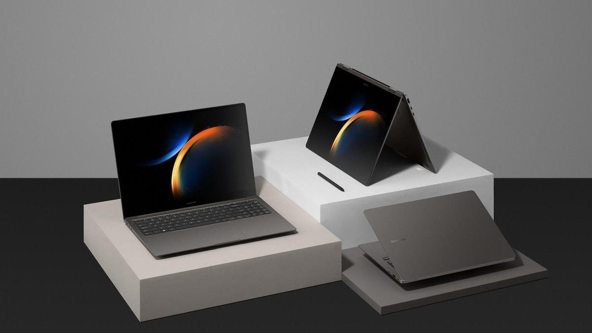 Ordenadores portátiles de la familia Galaxy Book 3.