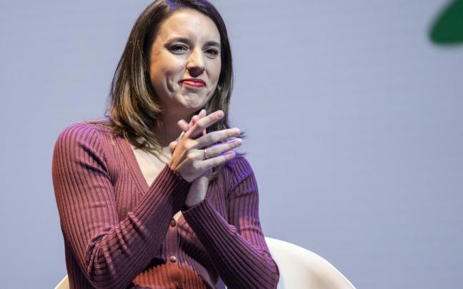 La ministra de Igualdad, Irene Montero.